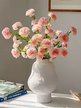 高級感漂うアートフラワー カーネーションの花束【リビング・ダイニングテーブル装飾用】