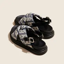 サンダル【厚底・オープントゥ・コンビカラー・極上の柔らかさ・ビーチ用】