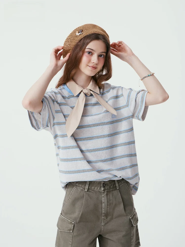 ストライプ柄 メンズTシャツ：ネクタイデザインのストライプTシャツ【クラシックスタイル・フィット・半袖】の実用性と選定ガイド