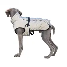 反射素材の犬用防風ジャケット【冬用・中型犬・大型犬対応・保温性抜群】