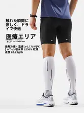 LINING メンズフィットネスショーツ【コンプレッション・トレーニング用・マラソン対応】