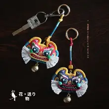 虎平安の刺繍クラフトキット【DIY手作り・香囊・ベビー用ネックレス・国風デザイン・オリジナルギフト】