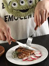 高級ステーキナイフ【西洋料理用・鋭い刃・スタイリッシュデザイン】