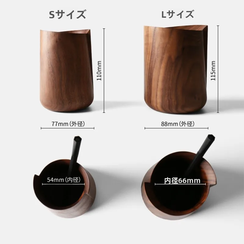 黒胡桃製の木製ペン立て【スリムデザイン】：便利な文房具としての実用性と空間適応性を解説