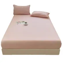 シンプルなコットン二重ガーゼベッドカバー【全包型マットレス保護カバー】