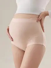 妊娠中の高腰コットンパンツ【抗菌・極上の柔らかさ・ロングガゼット】
