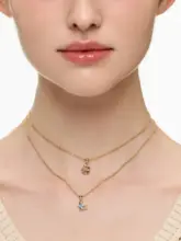 レディース DIY アルファベットネックレス【重ね着用・デザインのある鎖骨アクセサリー】