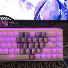 ハートデザインのバタフライキーボードキャップ【対応機種多数・タムキーボード用】
