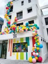 加厚乳胶製マカロン型バルーン【18インチ・誕生日パーティー・婚礼装飾用】