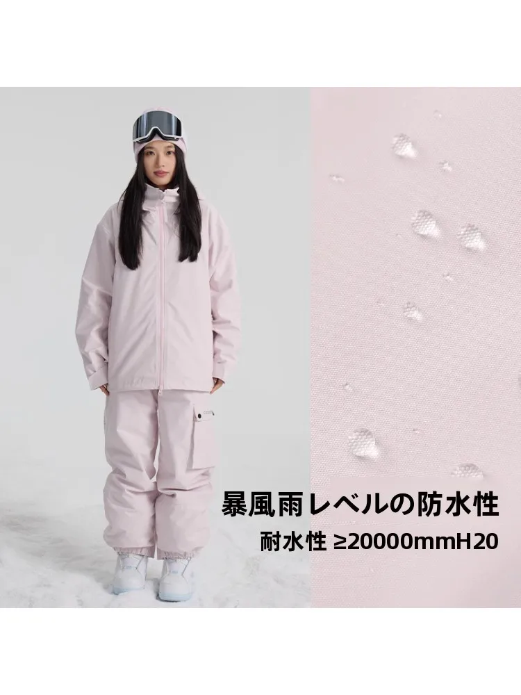 防水アウトドアスキージャケット冷元素3L：冬の登山シーンで信頼性を実証