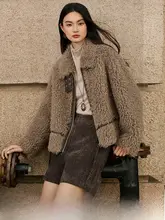 極上の柔らかさの短めジャケット【女性・小柄・フェイクシアリングデザイン】