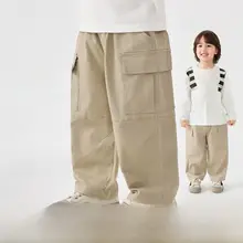 カーゴパンツ キッズ ボーイズ ストレート カジュアル スクール 春秋