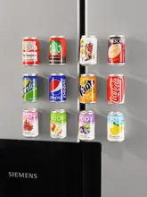 可愛いデザインの3D立体飲料缶マグネット【北欧風・インテリア飾り】