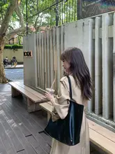 カラーブルゾン コート【春用・中長丈・韓国風・上質感】