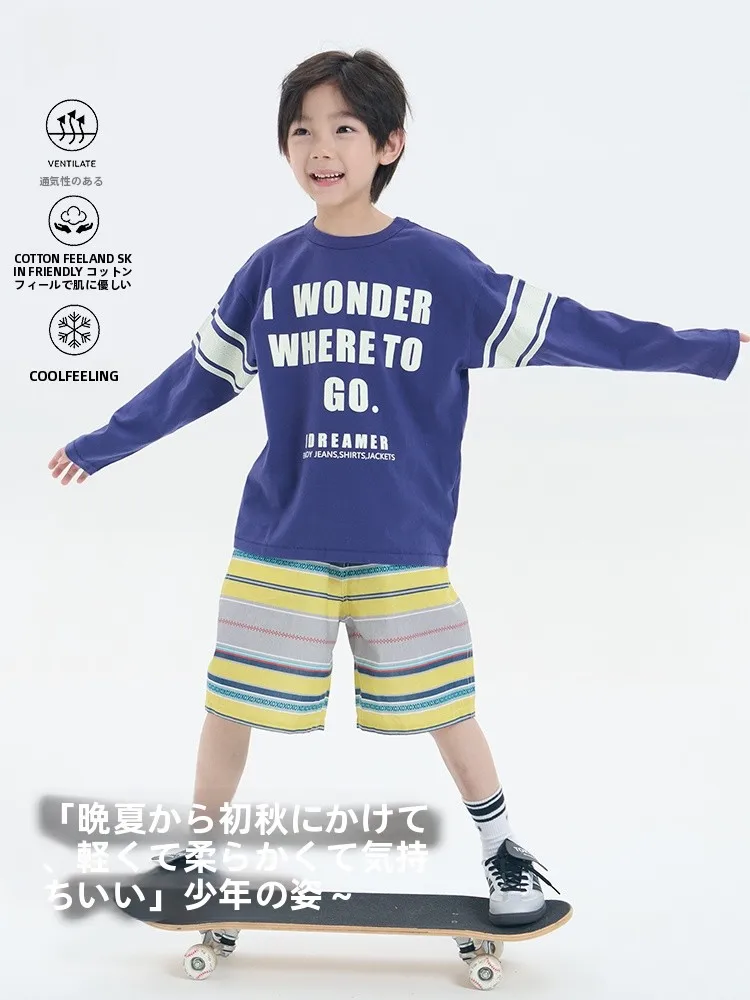 jdreamer ビンテージプリントロングスリーブTシャツ：秋シーズンに最適なリラックススタイルの実用性解析