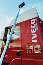 大型車専用カーウォッシュブラシ【厚手・伸縮ポール・水接続可能】