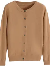 ゆったりとしたデザインのオープンカーディガン【ラウンドネック・長袖・ショート丈・黒】