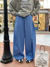夏にぴったりのワイドパンツ【ロング丈・ルーズフィット・低ウエスト】