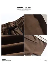 秋季用 メンズワイドストレートカジュアルパンツ【ゆ��ったりサイズ・フォルム】