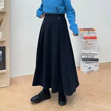 高ウエストのプレススカート【フリーサイズ・日常用・体型カバー】