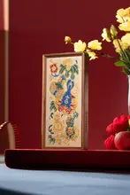 南京云锦の多福多禄飾り【非遺工芸品・玄関装飾用・ギフトボックス付き】
