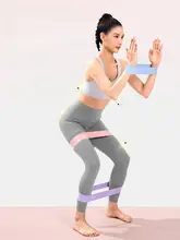 女性用ヨガエクササイズバンド【抵抗力トレーニング・脚とヒップ強化用】