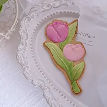 クッキー型 抜き型 アイシング型 チューリップ フラワー 花 製菓 お菓子作り 母の日
