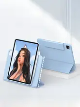 iPad Pro 11インチ用360度回転保護ケース【Air 5対応・磁気吸着・スリムデザイン・Apple Pencilホルダー付き】