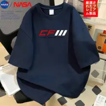 NASAデザインのコットン半袖Tシャツ【アメリカンスタイル・ラフフィット】