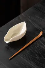 兮元記 陶磁器製茶道具セット【茶さじ・茶葉置き・2点セット】