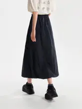 pelliot 軽やかな撥水加工のAラインロングスカート【女性用・アウトドアイベントに最適・シン プルデザイン】