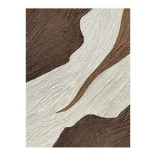 和の雰囲気の手描き油絵 壁掛けアート【抽象デザイン・イタリアンミニマル・大サイズ】