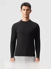 KELME 長袖Tシャツ メンズ モックネック 発熱インナー 無地 あったか スポーツ カジュアル 秋「KELME」