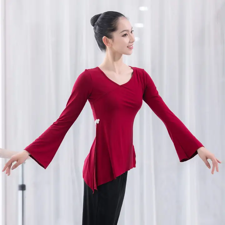 モダール製 バレエ・現代舞踊用練習着【女性用・クラシックデザイン・フィット感】