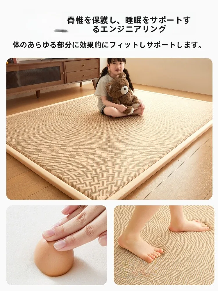 6畳 マットの厚みと耐久性を実証する雅鹿の榻榻米マット