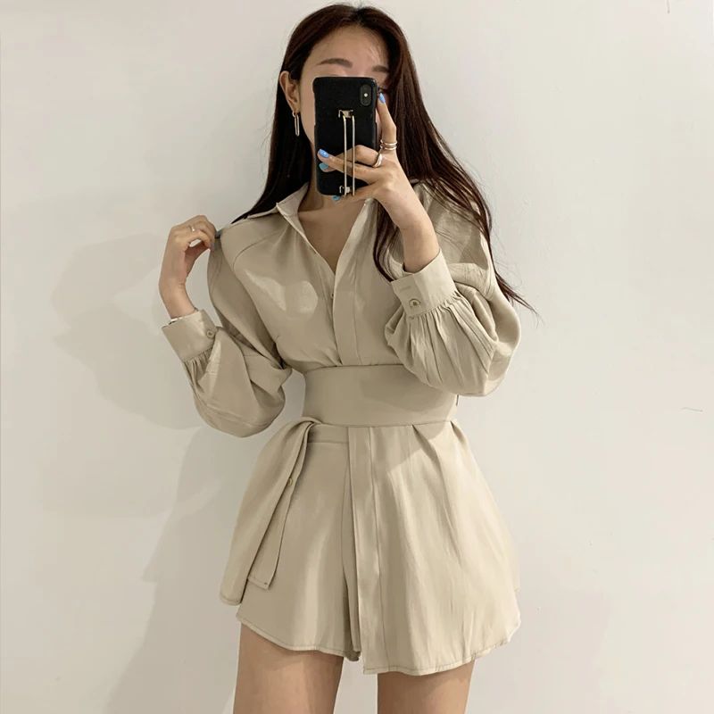 自分に合った服を選ぶには？韓国風リボンシャツとハイウエストショートパンツのセットが解決する3つの悩み