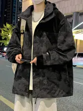 アウトドア用 メンズ 防風防水アウタージャケット【春秋対応・ゆったりサイズ・工装デザイン】