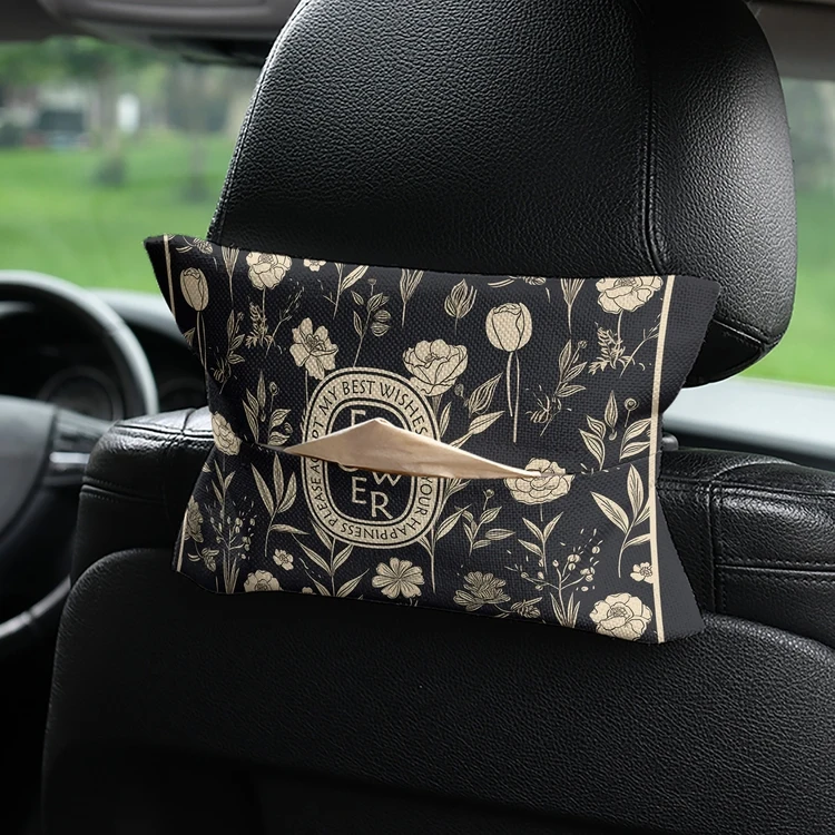 トロピカルリーフデザインの車載ティッシュボックスは、車内に設置する便利グッズとして人気ランキングに選ばれる理由