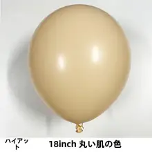 18インチラウンドラテックスバルーン【バースデーパーティー・ウェディング・不規則なバルーンチェーン・背景装飾用】