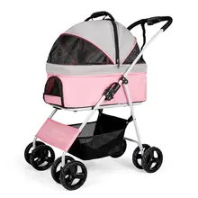 折りたたみ式ペットカー【分離型・軽量・小中型犬用・車載可能】