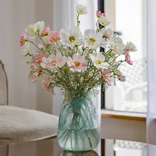 北欧風デザインのボヘミアンスタイルの造花【波斯菊の花束・写真撮影用】