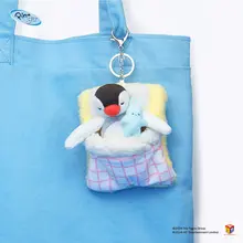 可愛いぺんぎんのふわふわクッションマスコット【カップル向け・飾り用】（セットアップ対応）