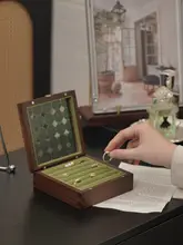 ジュエリーボックス 天然木 コンパクト 大容量 レディース ピアス 指輪 アクセサリー 収納 整理整頓 携帯用