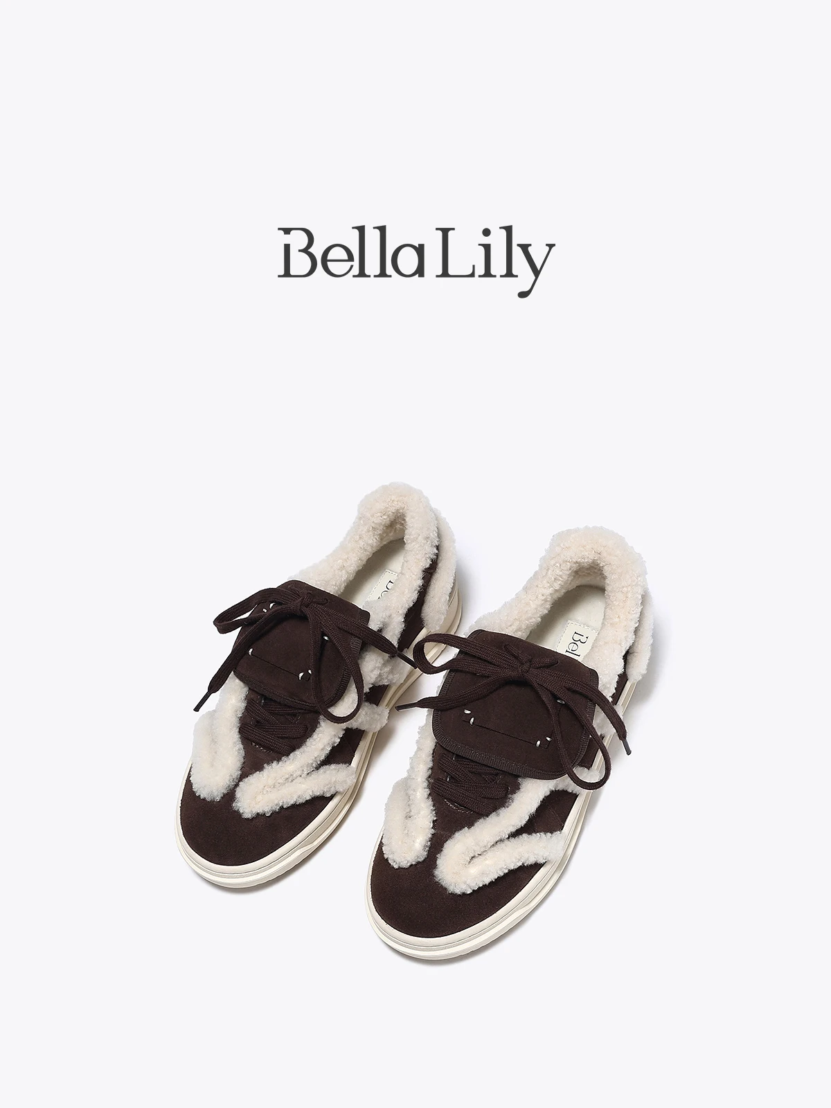 厚底スニーカーブーツ：Bella Lilyのレトロデザイン加絨モデルが提供する冬の日常使い方