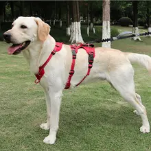 反射材質の犬用ハーネス【脱走防止・中小型犬対応・散歩用】
