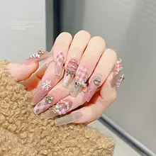 10個セット ネイルデコレーション アルミ製リボン型アクセサリー【ラグジュアリー・立体デザイン・シルバー】