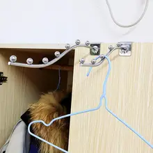 穴あけ不要の伸縮式物干し棒【不織布・バスルーム・窓枠用】