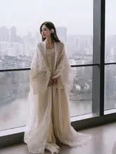 新中式デザインのロングガウン【軽やかなウェディングドレス・キャミソールスカート・セットアップ対応】