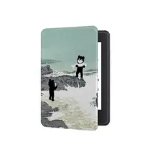 可愛い猫デザインのKindle専用カバー【防水・衝撃吸収・スリープ機能付き】