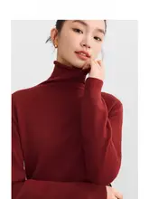 ROCO 高ネックリブ編みセーター【包芯糸・巻き縁・オーバーサイズ】